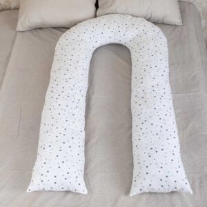 Подушка для вагітних U-340 з напірником Бязь, холофайбер