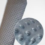 Колір 201: Темно-сірий плюш з рельєфом Горох